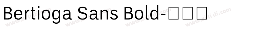 Bertioga Sans Bold字体转换